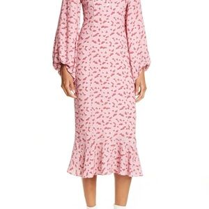 Staud Mushroom Print Dress